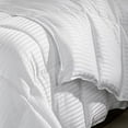 thumbnail image 3 of Superior Striped Reversible Down Alternative Comforter, King, White, 3 of 4