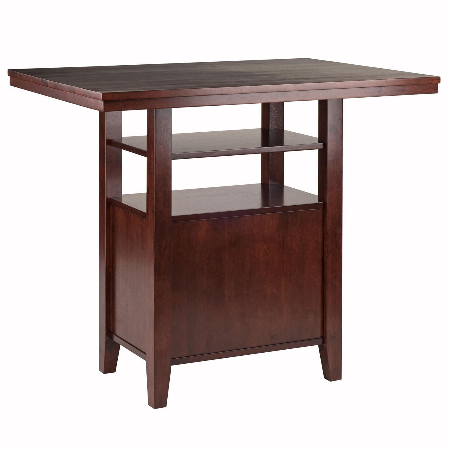 Winsome Albany 3-pc Set High Table w/Ladder Back Counter Stools