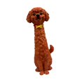 thumbnail image 4 of Figura de perro de resina, jarrón para flores, maceta, regalo decorativo, maceta artística Marrón, 4 of 9