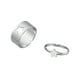 thumbnail image 5 of Fashion Hollow Aumeros conjuntos para mujeres mujeres, abierto ajustable de compromiso, regalos de cumpleaños de joyería p Plata estrella Fernando Anillos a juego, 5 of 7