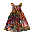 thumbnail image 3 of Gyratedream Toddler Baby Girls Summer Floral Sleeveless Dresses Beach Party Dress, 3 of 10
