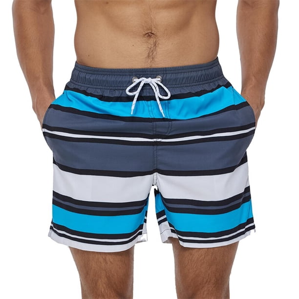 Escact-Ropa deportiva de secado rápido para hombre, calzoncillos de bañador para la playa para hombre, bañadores de natación, ropa de playa, de talla grande de Fitness Fivean unisex