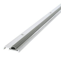 M-D Building Products 08243 1-3/8 in. x 7/16 in. x 36 in. Silver Aluminum and Vinyl Mini Low-Profile Threshold