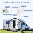 thumbnail image 3 of Easy Installation Water Valve Kit Time Effort Saving Valve Kits for 300, 310, 320 Series Pedal DIY RV Toilet Maintenance Assembly, 3 of 8