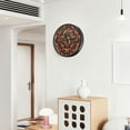 thumbnail image 6 of Indoor 12' Voice-Activated Luminous Decoration Wall Clock With LED Night Light Luxurious Of Baroque, 6 of 8