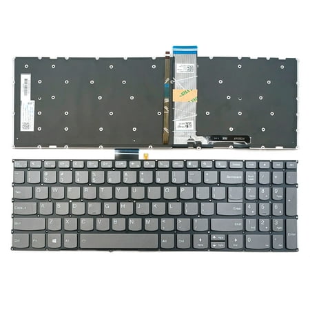 Replacement Backlit Keyboard Without Frame For Lenovo Ideapad 5-15IIL05 5-15ARE05 5-15ITL05 5-15ALC05 5-15ARH AIR 15 2021 ThinkBook 15 G2 are 15 G2 ITL, US Layout Black Color
