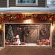 thumbnail image 5 of Gran pancarta navideña para puerta de garaje | Decoración para fiestas navideñas | Decoración para exteriores | Decoración de pared para interiores | Tela de poliéster con ojales | 3,96 x 1,80 m, 5 of 6