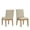 Beige, variant on Roundhill Furniture Rocco Contemporary Solid Wood Dining Chairs, Set of 2, Driftwood