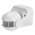 thumbnail image 2 of Sensor de movimiento infrarrojo montado en la pared que enciende el negro de la gama Max.1200w de Ip44 el 12m, 2 of 5