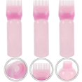 thumbnail image 2 of 3pcs Root Comb Applicator Bottle Hair Oil Applicator Bottle Hair Dye Comb Bottle, 2 of 3