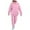 Pink, variant on Women's Oversized Hoodie & Sweatpants Set - Cozy Matching Loungewear Tracksuit with Kangaroo Pocket