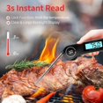 thumbnail image 2 of Toytexx Digital Meat Thermometer, 3s Instant Read Probe with Reversible Display for BBQ & Cooking, 2 of 8