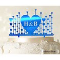thumbnail image 1 of Monogram Cake Topper First Name Initial Heart Cake Topper, 1 of 1