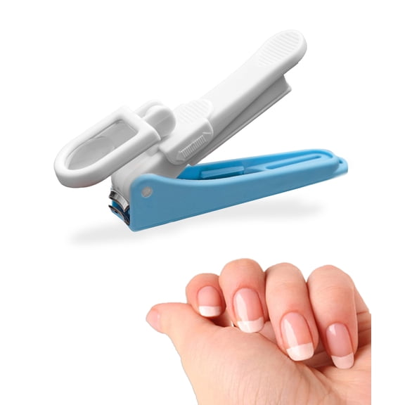 LED Nail Clipper with File & Magnifier - 2 Pack