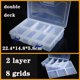 thumbnail image 1 of Caja de plástico transparente, compartimento para tornillos, joyería, pendiente, vitrina, contenedor, organizador de Terminal transparente, cajas de almacenamiento de herramientas, 1 of 5