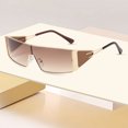 thumbnail image 3 of Gafas de sol retro rectangulares envolventes para hombre y mujer y gafas de sol cuadradas pequeñas de los años 2000, 3 of 3