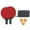 Clear, variant on LHWEN Table Tennis Set Training and Fun Pong with Double-Sided and Standard Ergonomic Grip Portable and Compact Perfect for Indoor Outdoor Play Ideal Sports Gift for Table Tennis Lovers Suitable