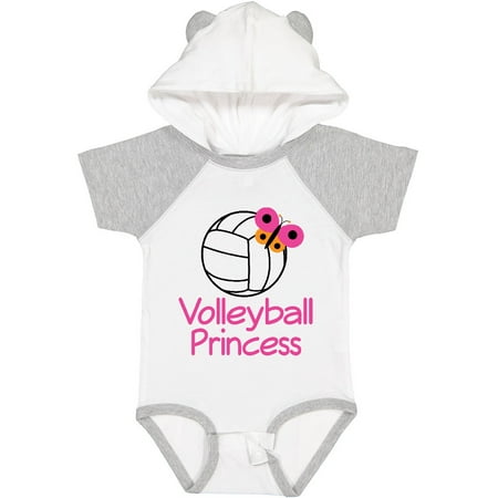 

Inktastic Volleyball Butterfly Princess Gift Baby Girl Bodysuit