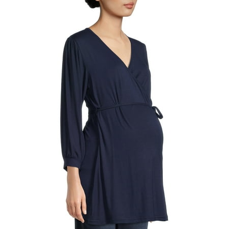 

Oh! Mamma Maternity Women s Jersey Wrap Top (Women s and Women s Plus)