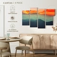 thumbnail image 5 of Elephant Stock Haleakala Foggy Morning Wall Art - Horizontal Multi Panel Canvas - Living Room Wall Decor - Nature Multi Panel - Orange And Blue Decor - 68" x 42", 5 of 8