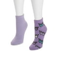 thumbnail image 3 of MUK LUKS Women's Cozy Mini Crew Socks, 2 Pair Pack, 3 of 4