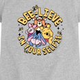 thumbnail image 2 of Winnie the Pooh - Bee-Lieve in Your Selfie - Toddler Girls Fitted Short Sleeve T-Shirt, 2 of 4