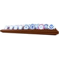 thumbnail image 2 of DECOMIL Military Collectiable Challange Coin Holder, Solid Walnut - Large - 4 Rows, 2 of 6