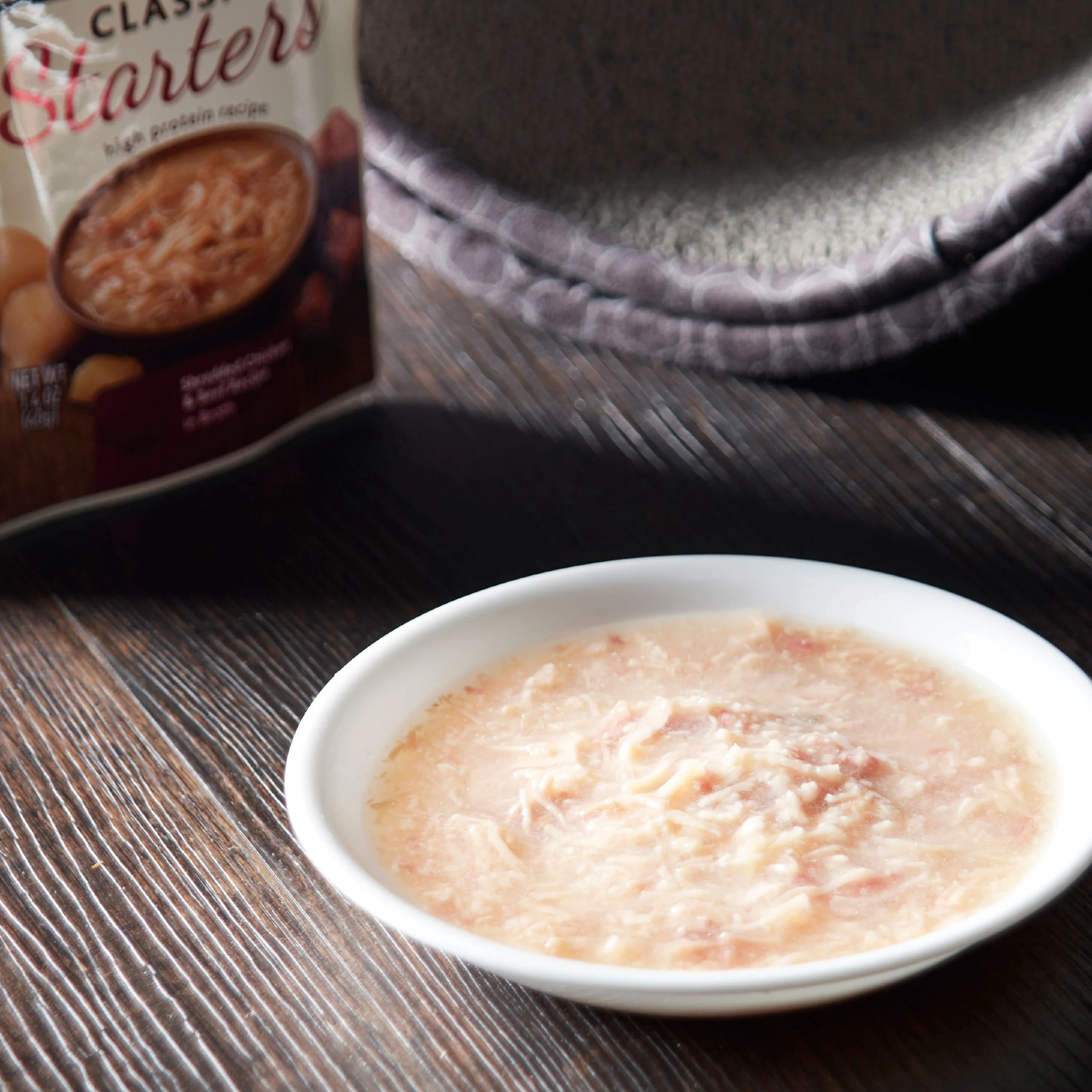 Pure Balance Classic Starters Shredded Chicken & Beef Recipe in Broth Gourmet Cat Treats, 1.4 oz