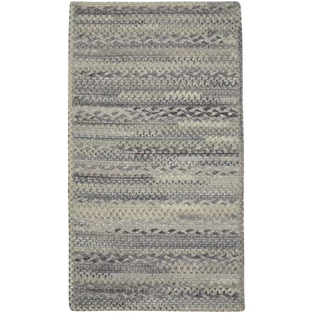 Capel Rug - Capel Rugs Harborview Cross Sewn Rectangle Braided Area Rug - Cinder - 24
