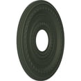 thumbnail image 2 of Ekena Millwork 13"OD x 3 1/2"ID x 3/4"P Cole Thermoformed PVC Ceiling Medallion (Fits Canopies up to 4 1/4"), UltraCover Satin Hunt Club Green, 2 of 5