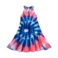 thumbnail image 3 of Robes d'Été Décontractées Robe d'Été Décontractée Filles Col Rond Sans Manches Robe Patchwork Robe Ludique Confortable Robe d'Été Décontractée Robes d'Été Mignonnes Robes d'Été Filles Robes d'Été, 3 of 6