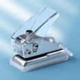 thumbnail image 2 of Handheld Mini Single Hole Puncher Punch for DIY Project Hole 1/4 inch Functional Labor Saving Removable Waste Compartment Durable Tool , Transparent, 2 of 8