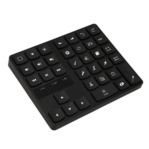 Wireless Drawing Keyboard, One Handed Simple Mini Drawing Keyboard Fine Manufacturing for Home