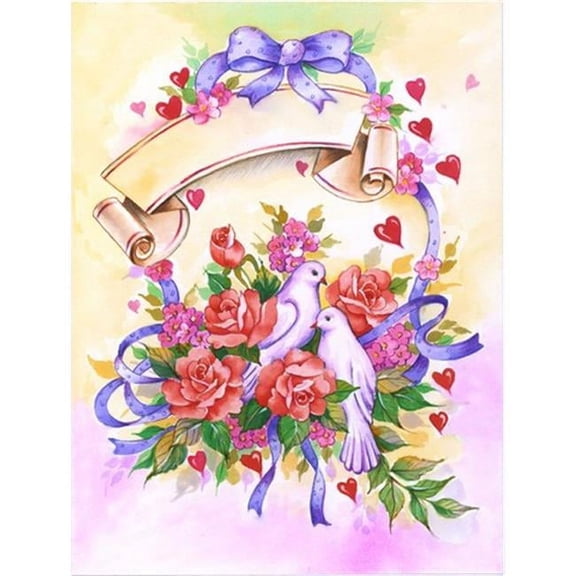 Wedding Bouquet Flag Garden Size