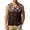 Dark Green, variant on Retro Large Geometric Motif Tribal Aztec Pattern Mens Sleeveless Waistcoat, Lightweight V Neck Button Down Daily Travel Tank Shirt Green S