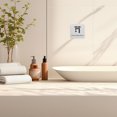 thumbnail image 3 of Save Water Sign for Bathroom and Kitchen Silver Aluminum and Plastic Notice Sticker 2 Pieces, 3 of 9
