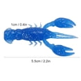 thumbnail image 3 of Realistic Soft Plastic Crawfish Lures, 10 Pack – Ideal for Bass Fishing, Freshwater & Saltwater, 4-Inch Size, 3 of 6