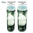 thumbnail image 4 of 10 Pcs Boîte de Collection de Pièces en Plastique Support de Tube de Protection pour Capsules de Pièces 27mm/30mm Conteneur de Stockage avec Couvercle, 4 of 4