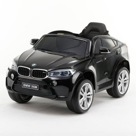 Newest Official 12v BMW X6 M Kids Ride On Car With Leather,Remote Control, Music,