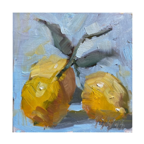 Jennifer Stottle Taylor 'Lemon Fashion' Canvas Art