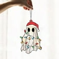thumbnail image 5 of Dserhfy Halloween Cute Ghost Suncatcher Stained Glass Style Acrylic Window Hanging Ghost Light Catcher for Window Wall Decor, 5 of 8