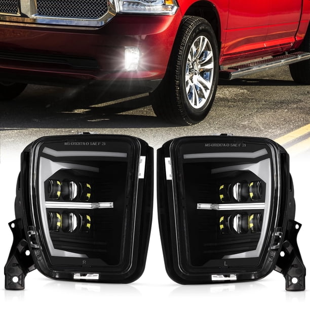 Luces Antiniebla LED Auxbeam de Reemplazo para Dodge Ram 1500 2013-2018