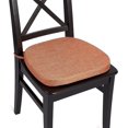 thumbnail image 5 of Tromlycs U Shaped Kitchen Chair Seat Cushion Pad for Dining Room Chairs with Ties 15x16 inches Rust Red, 5 of 6
