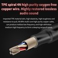 thumbnail image 3 of QKZ 1 Pair Wired Earphone 3.5mm In-ear Type Headset Phone Headphone HiFi Sound Earphone for MP3 MP4 Tablet, Purple, 3 of 9