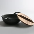 thumbnail image 3 of Sauce Pan Ramen Cooking Pot Cast Iron Skillet Cast Iron Cookware with Sdide Handles, 3 of 5