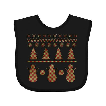 

Inktastic Ugly Christmas Sweater Gift Baby Boy or Baby Girl Bib