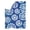 Blue and White Flowers, variant on XYZCANDO Tie Dye Pattern Polyester Coral Fleece Blanket, Soft Plush Throw Blanket Durable Fluffy for Travel Camping Bedroom