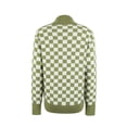thumbnail image 6 of Liacowi Women Juniors Knitted Sweater Checkerboard Print Long Sleeve Pullover Retro Jumpers Tops Fall Loose Knitwear for Teen, 6 of 9