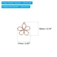 thumbnail image 2 of Uxcell Jewelry Making Charm, 50 Pcs Alloy Flower Pendants DIY for Necklace, Bracelet,  Earring Making and Crafting, 2 of 6