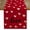 Red, variant on Valentines Day Table Runner 36x13 Inches Love Heart Red Table Decor, Burlap Farmhouse Indoor Outdoor Holiday Anniversary Decoration for Home Party AT057-36